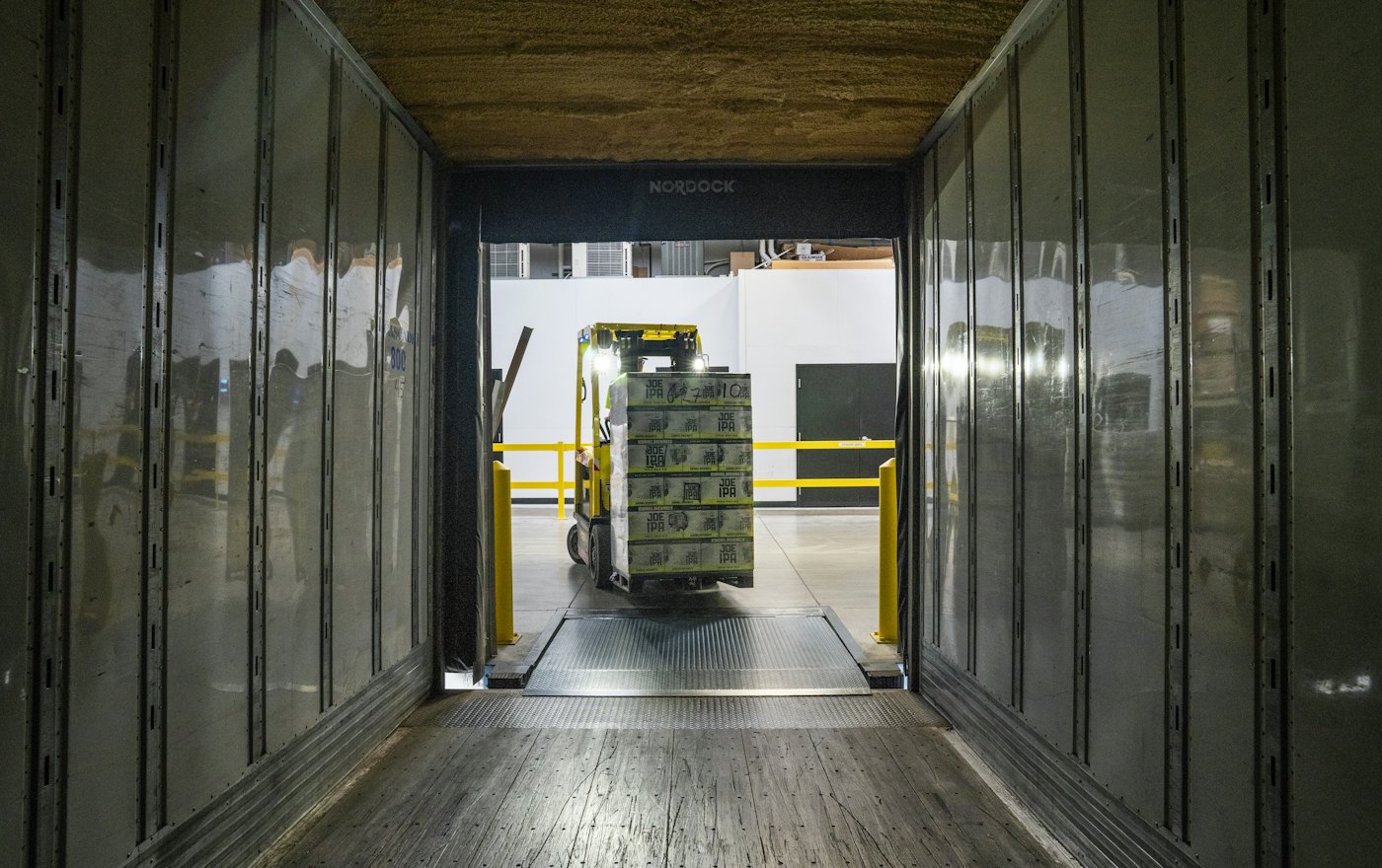 A plant and warehouse wall should highlight today’s backlog and exceptions