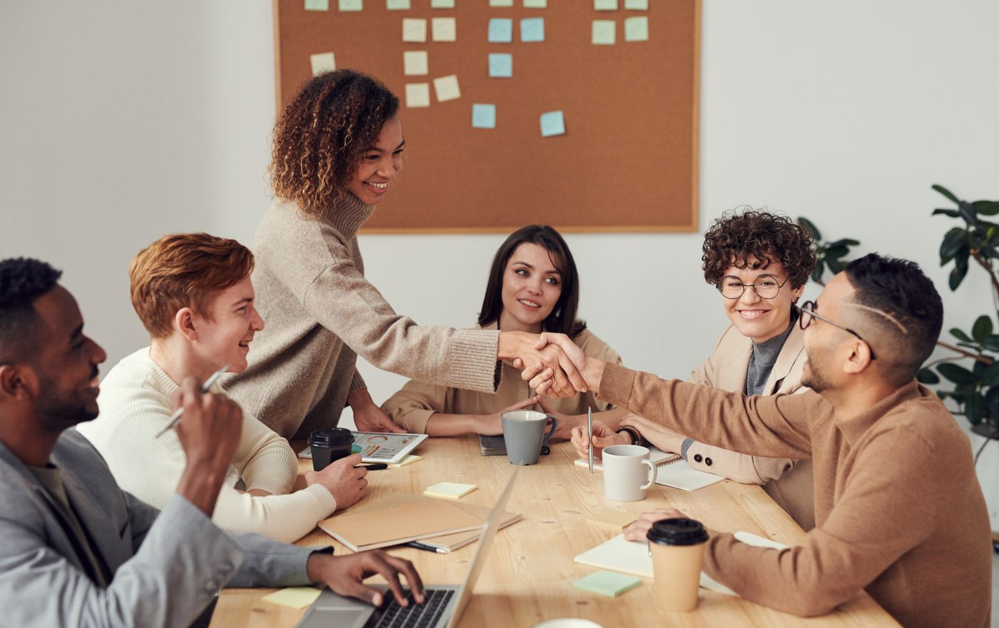 Several departments collaborating on one contract