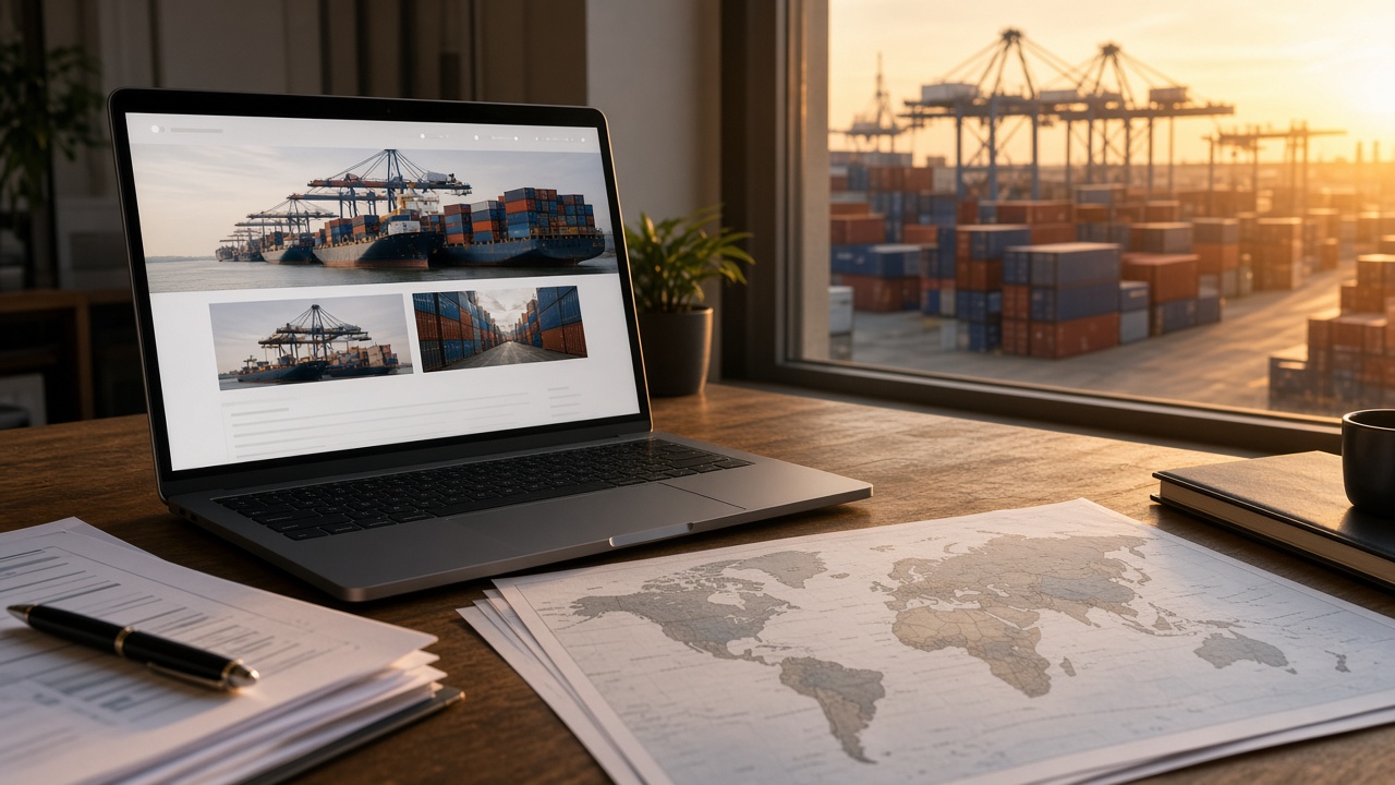 A bilingual site used with overseas buyers